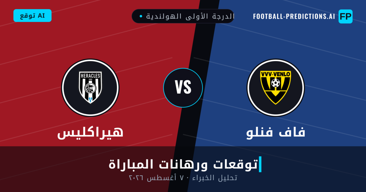 فاف فنلو ضد هيراكليس — توقعات ومعاينة المباراة