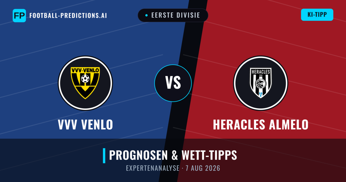 VVV Venlo vs Heracles Almelo — Prognose und Spielvorschau