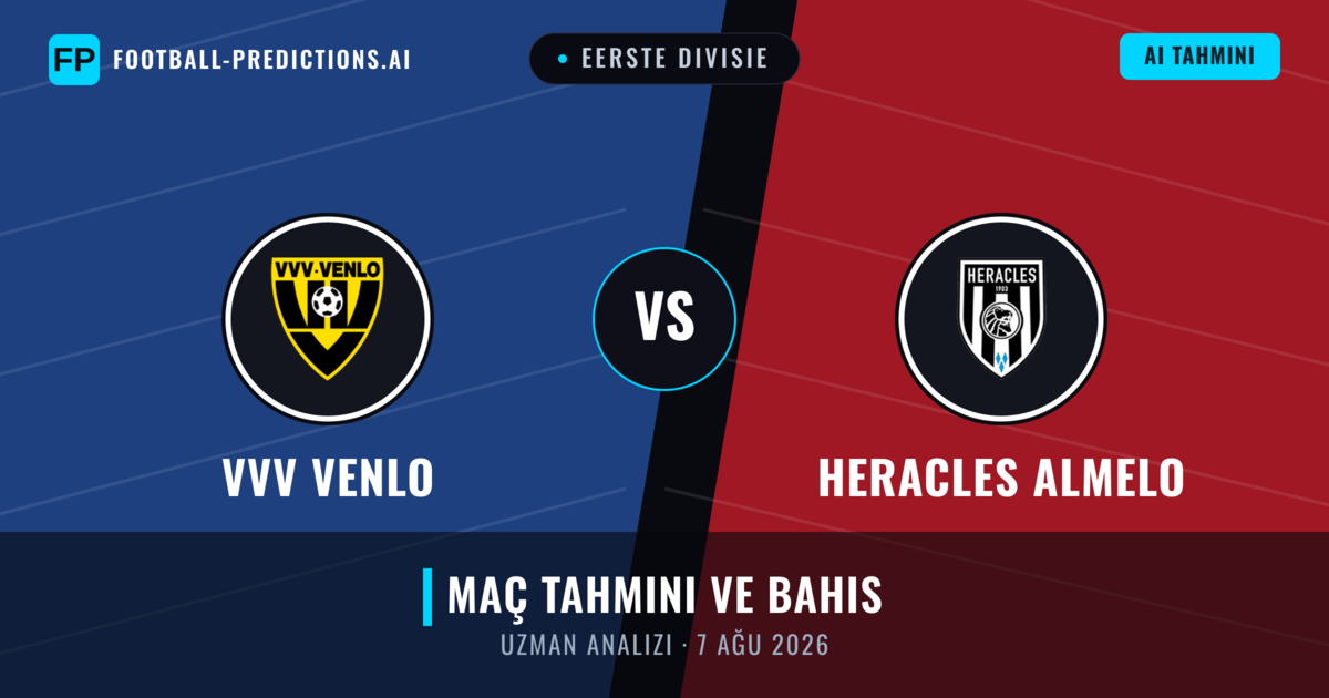 VVV Venlo - Heracles Almelo — maç tahmini ve önizleme