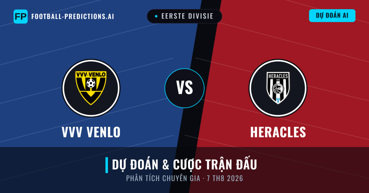 VVV Venlo vs Heracles — dự đoán và xem trước trận đấu
