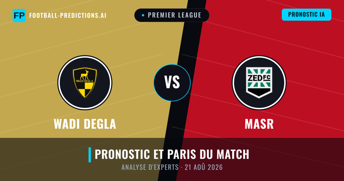 Wadi Degla vs Masr — pronostic et avant-match