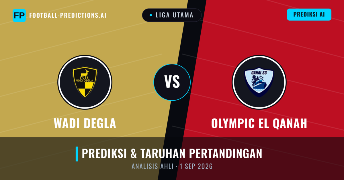 Wadi Degla vs Olympic El Qanah — prediksi dan pratinjau pertandingan