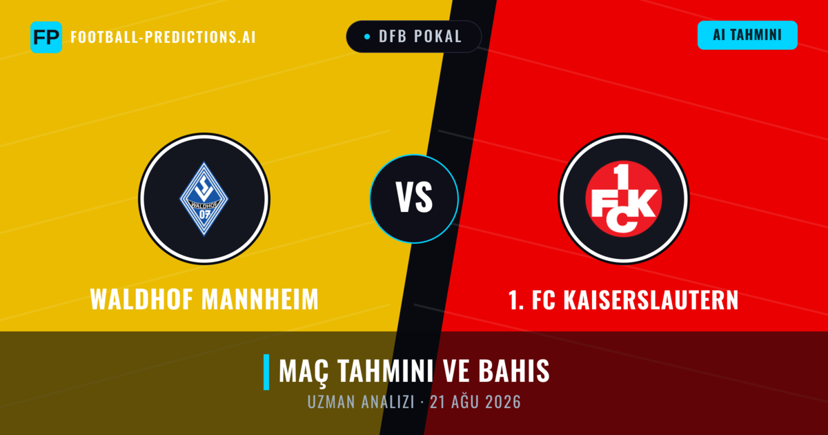 Waldhof Mannheim - 1. FC Kaiserslautern — maç tahmini ve önizleme