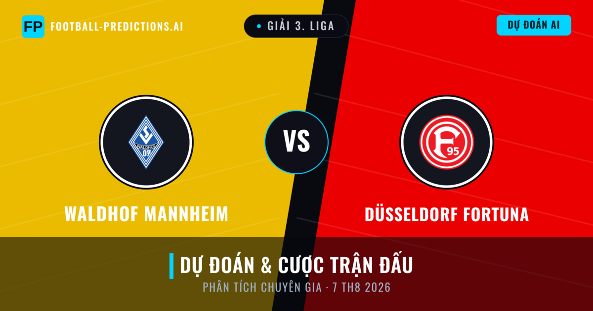 Waldhof Mannheim vs Düsseldorf Fortuna — dự đoán và xem trước trận đấu