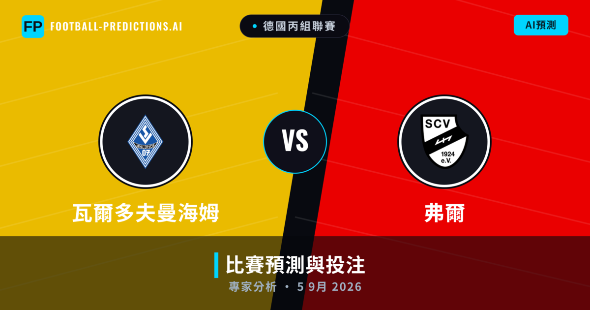 瓦爾多夫曼海姆 vs 弗爾 — 比赛预测和前瞻