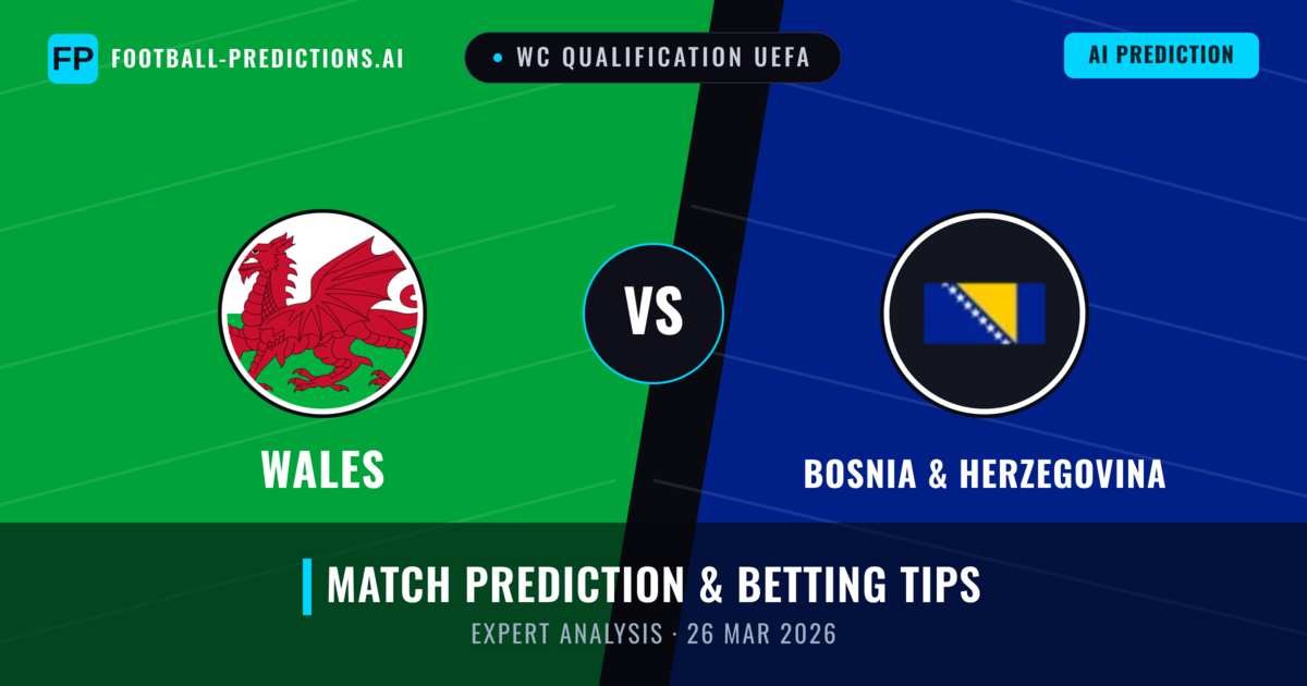 Wales vs Bosnia & Herzegovina — match prediction & preview