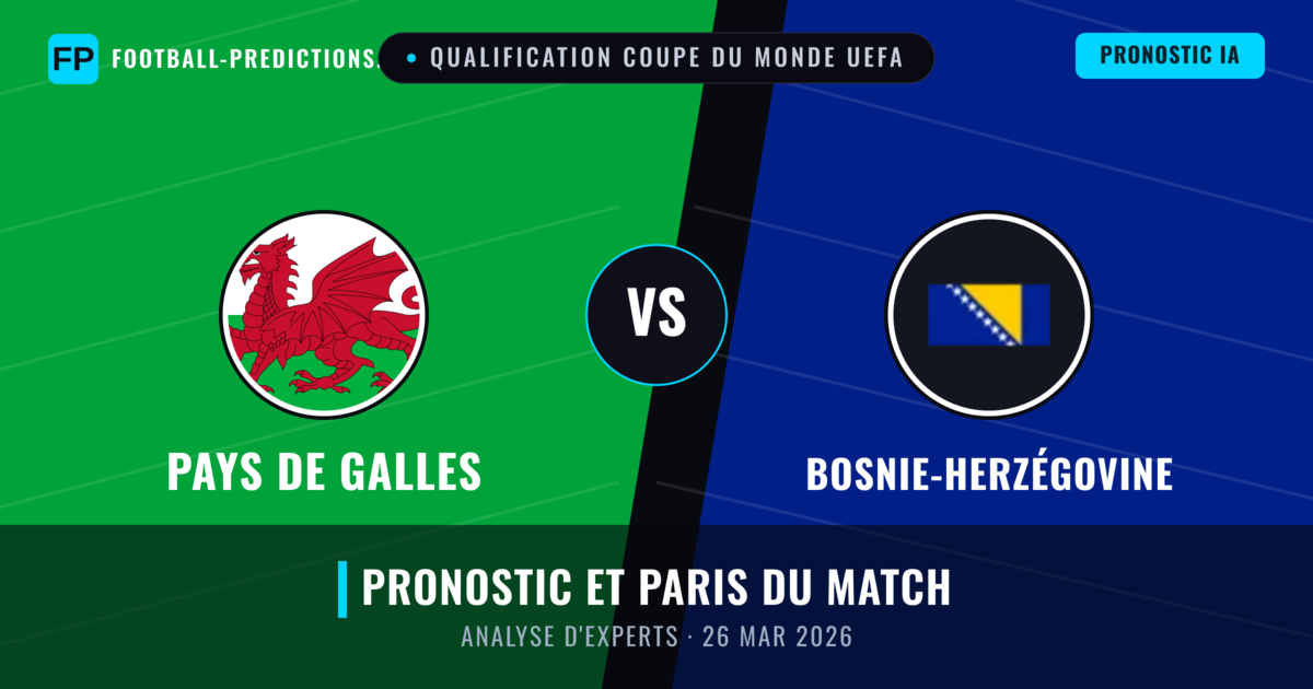 Pays de Galles vs Bosnie-Herzégovine — pronostic et avant-match