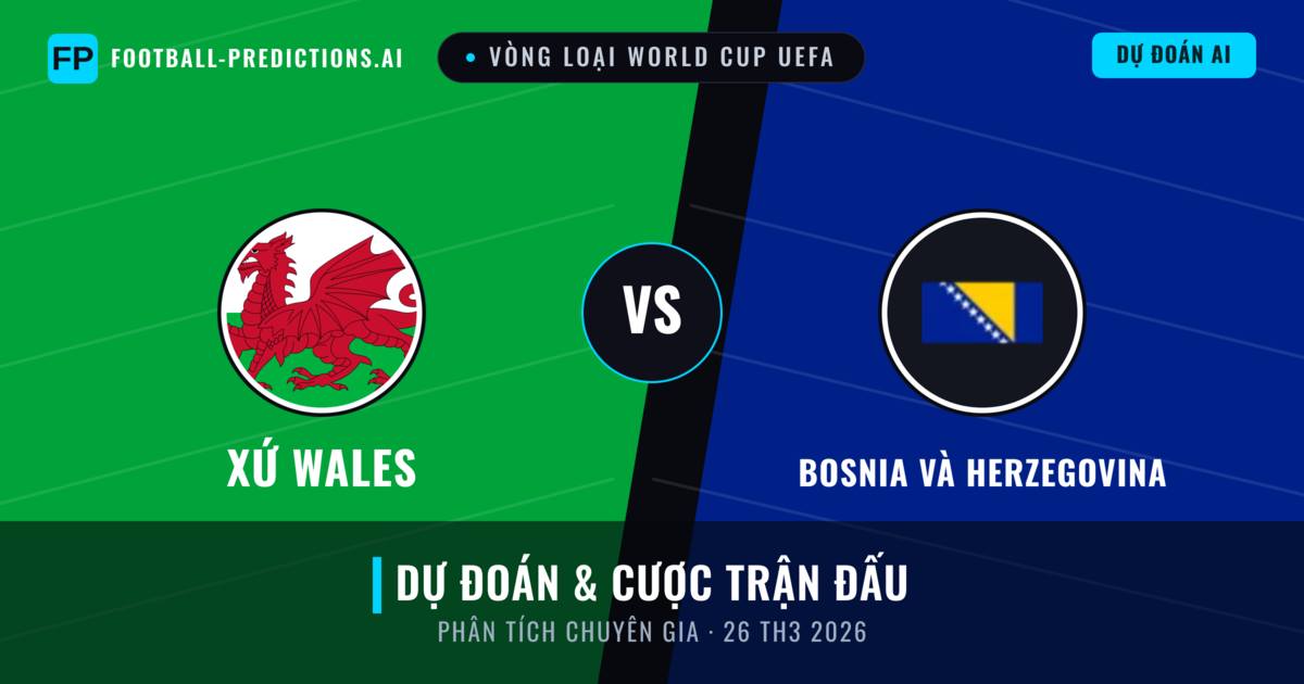 Xứ Wales vs Bosnia và Herzegovina — dự đoán và xem trước trận đấu