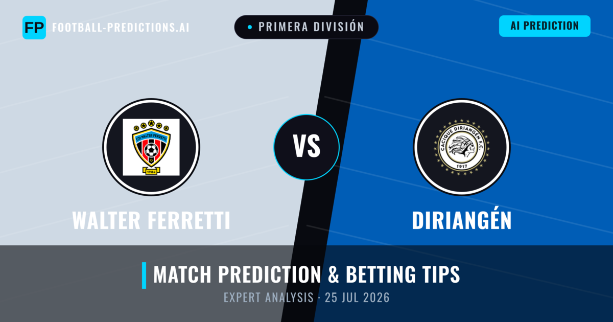 Walter Ferretti vs Diriangén — match prediction & preview