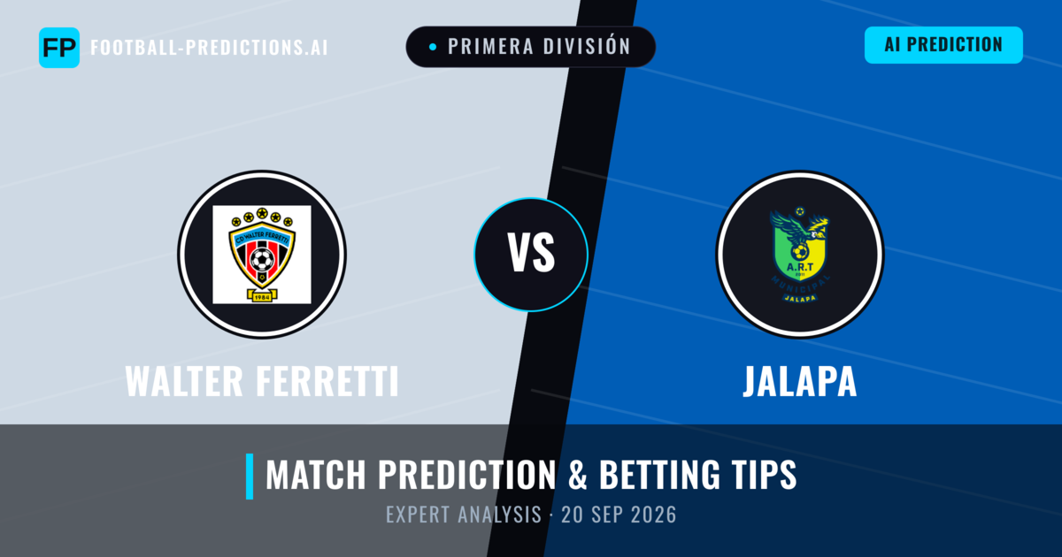 Walter Ferretti vs Jalapa — match prediction & preview