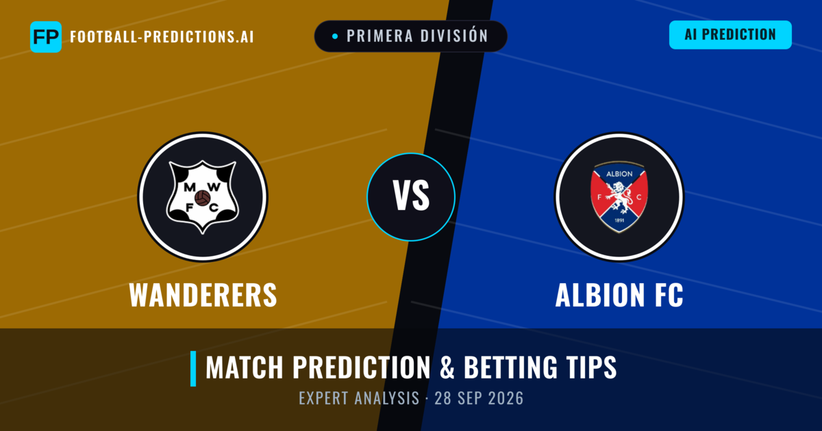Wanderers vs Albion FC — match prediction & preview