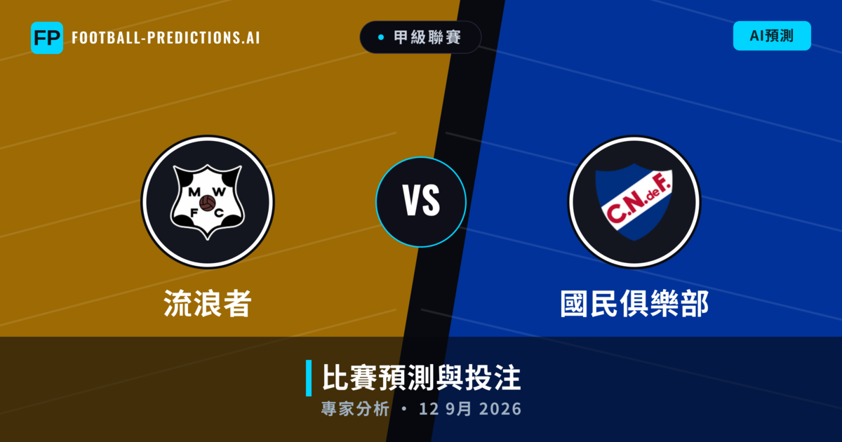 流浪者 vs 國民俱樂部 — 比赛预测和前瞻