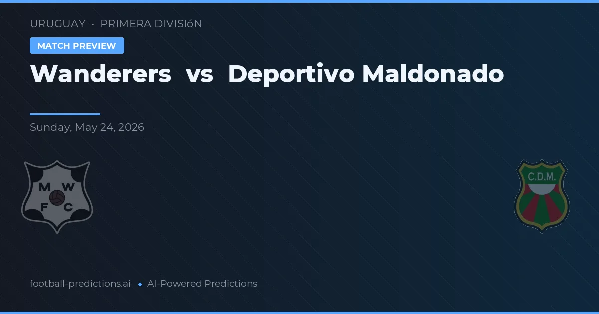 Wanderers vs Deportivo Maldonado — pronostico e anteprima del match