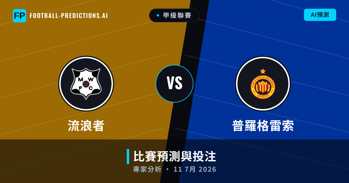 流浪者 vs 普羅格雷索 — 比赛预测和前瞻