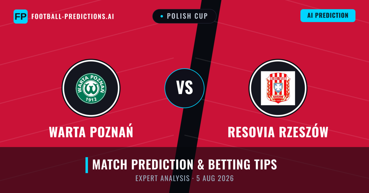Warta Poznań vs Resovia Rzeszów — match prediction & preview