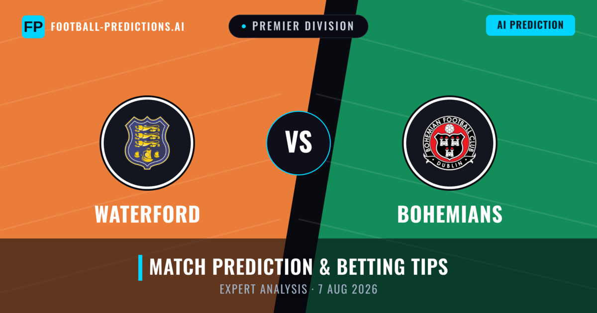 Waterford vs Bohemians — match prediction & preview