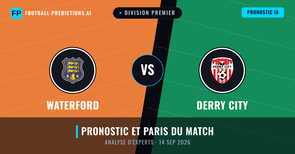 Waterford vs Derry City — pronostic et avant-match