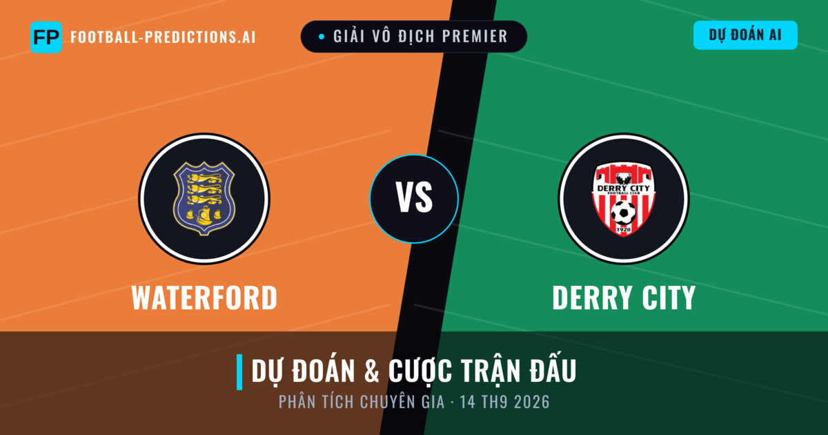Waterford vs Derry City — dự đoán và xem trước trận đấu