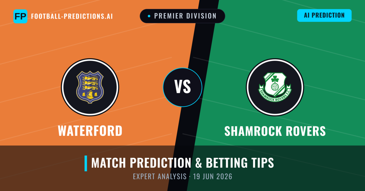 Waterford vs Shamrock Rovers — match prediction & preview
