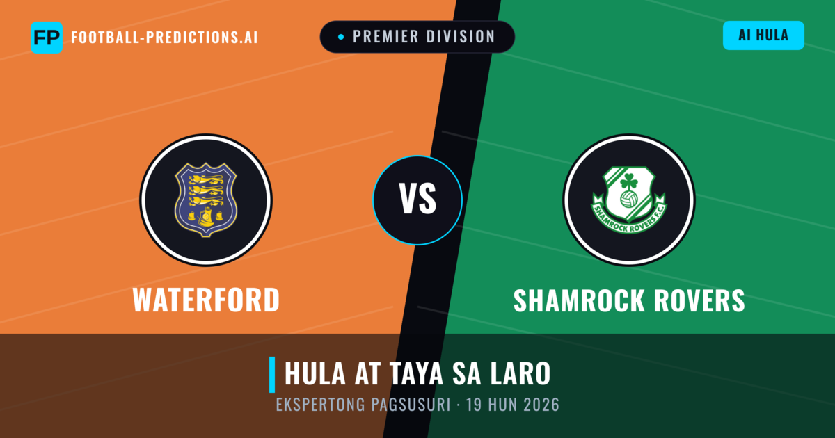 Waterford vs Shamrock Rovers — hula at preview ng laban