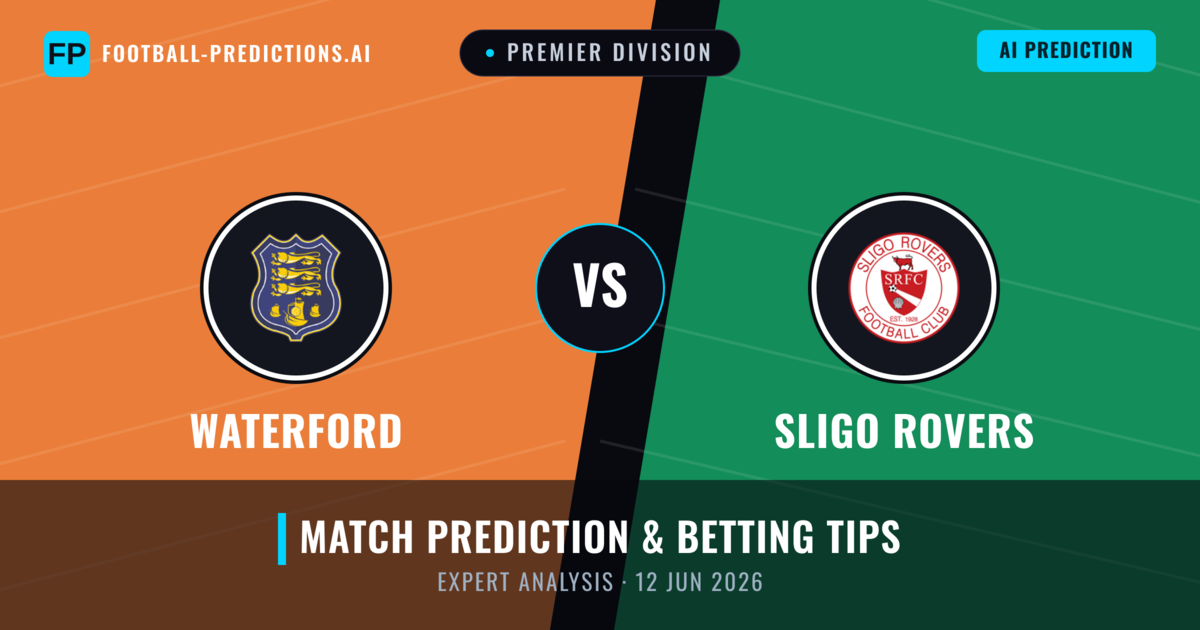 Waterford vs Sligo Rovers — match prediction & preview