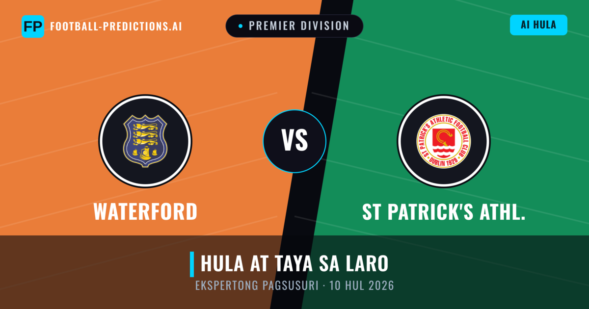 Waterford vs St Patrick's Athl. — hula at preview ng laban
