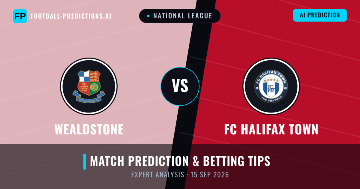 Wealdstone vs FC Halifax Town — match prediction & preview