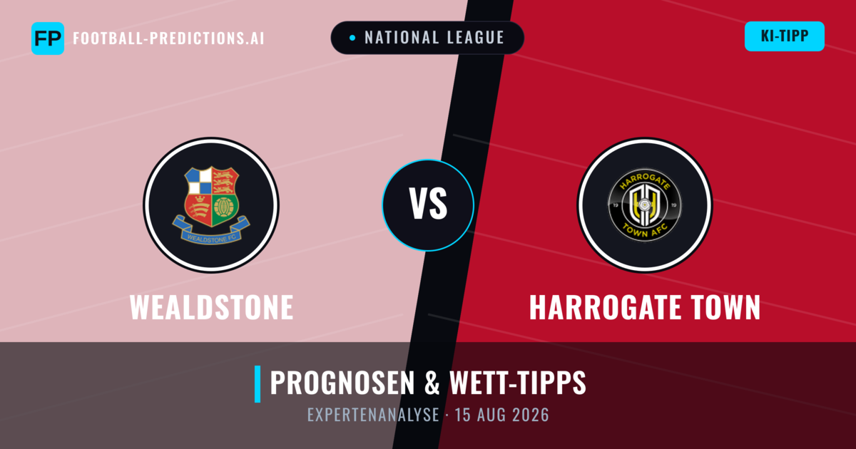 Wealdstone vs Harrogate Town — Prognose und Spielvorschau