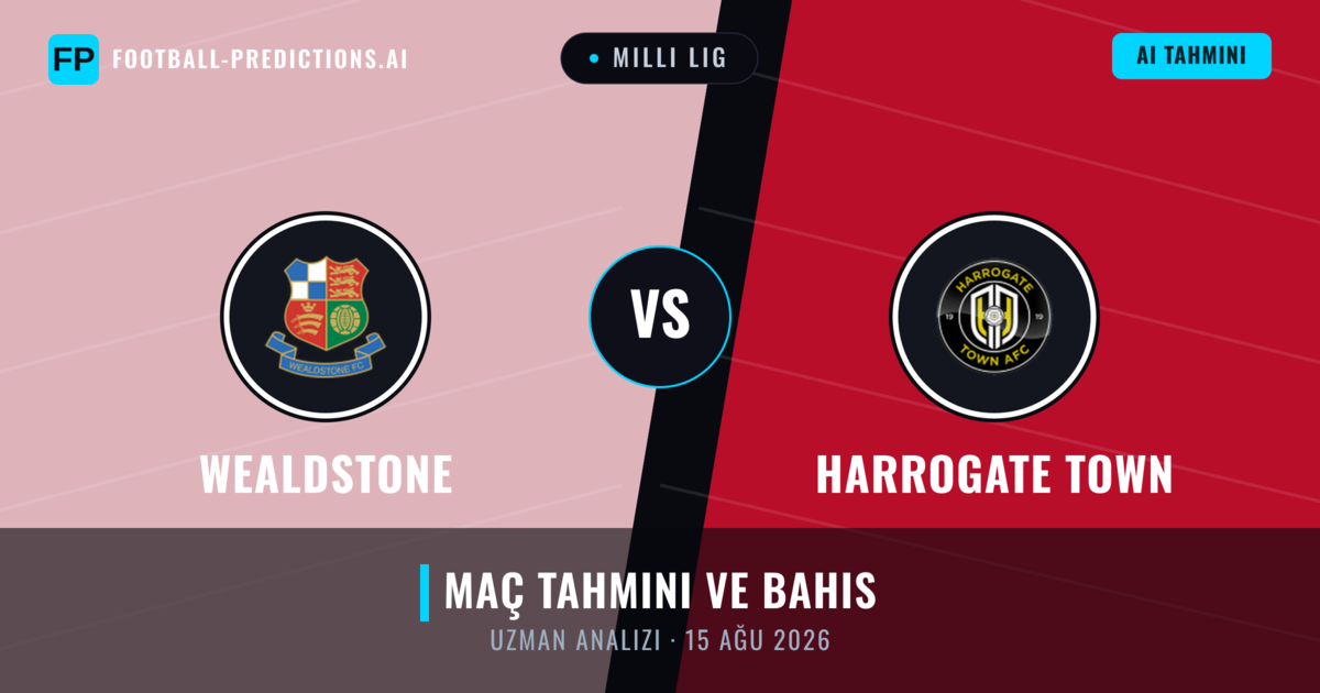 Wealdstone - Harrogate Town — maç tahmini ve önizleme