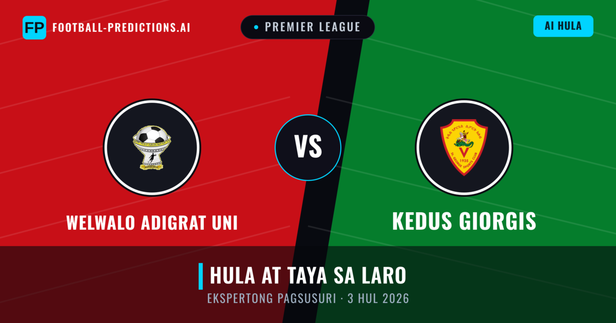 Welwalo Adigrat Uni vs Kedus Giorgis — hula at preview ng laban