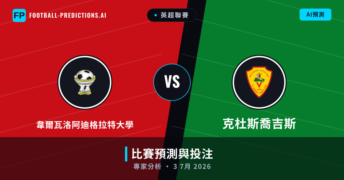 韋爾瓦洛阿迪格拉特大學 vs 克杜斯喬吉斯 — 比赛预测和前瞻