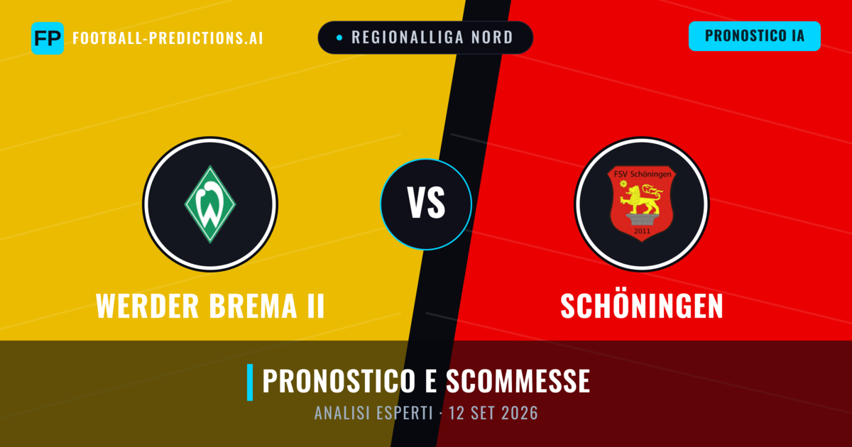 Werder Brema II vs Schöningen — pronostico e anteprima del match