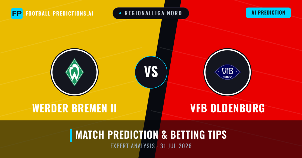 Werder Bremen II vs VfB Oldenburg — match prediction & preview