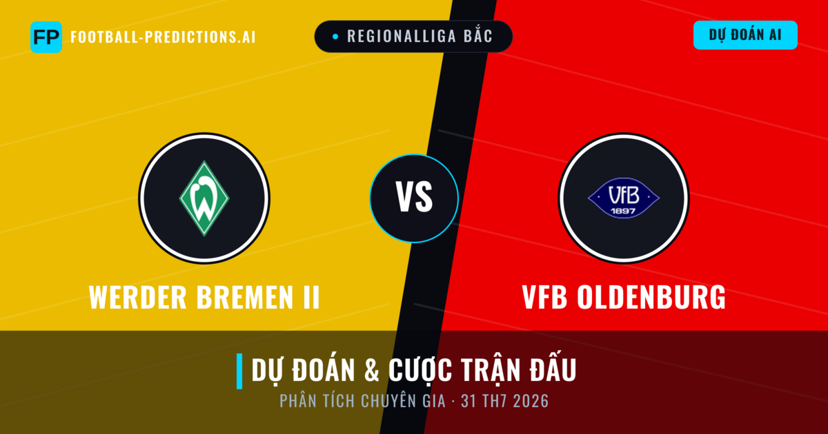 Werder Bremen II vs VfB Oldenburg — dự đoán và xem trước trận đấu