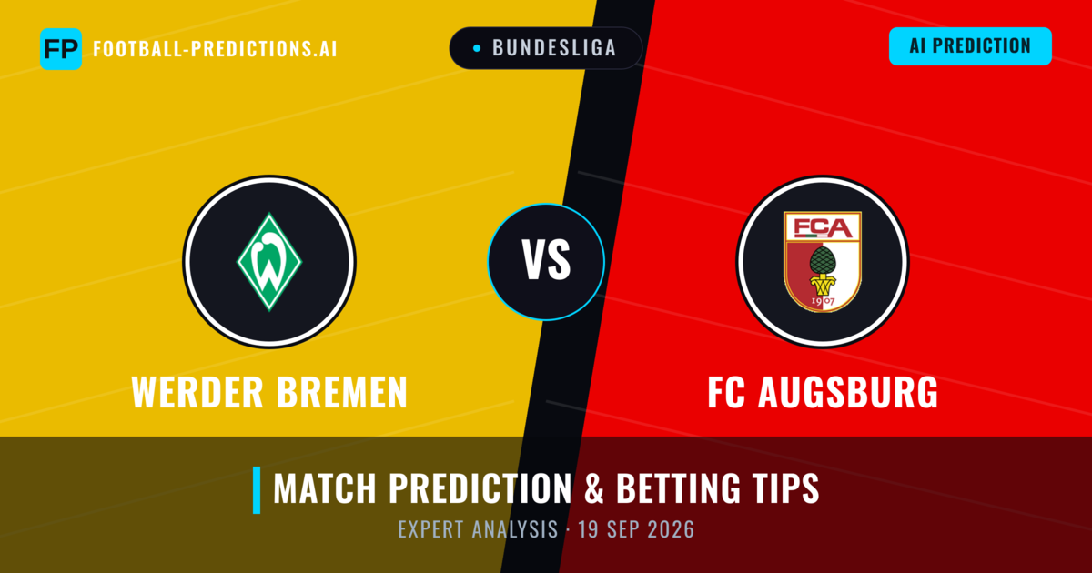 Werder Bremen vs FC Augsburg — match prediction & preview