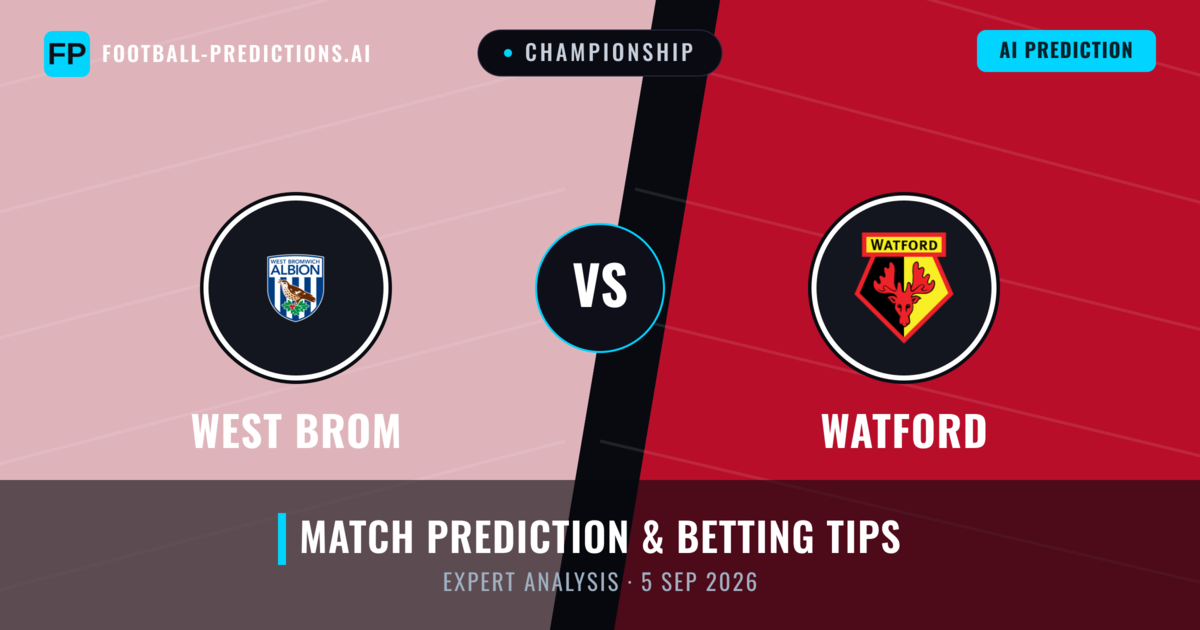 West Brom vs Watford — match prediction & preview