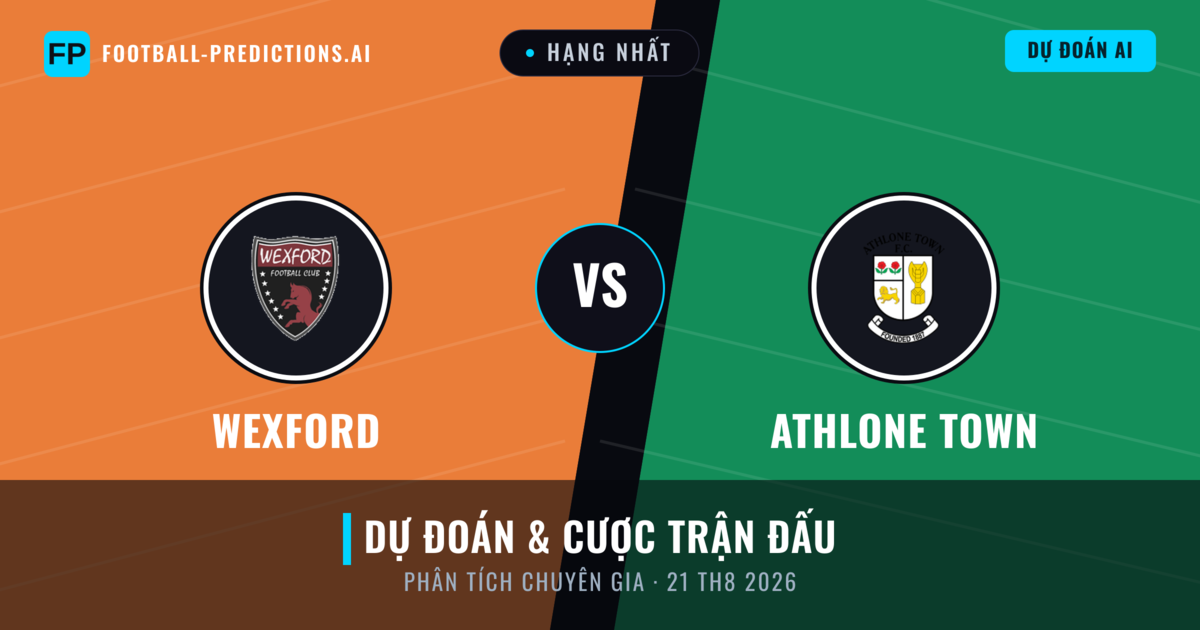 Wexford vs Athlone Town — dự đoán và xem trước trận đấu