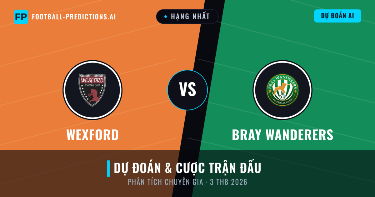 Wexford vs Bray Wanderers — dự đoán và xem trước trận đấu