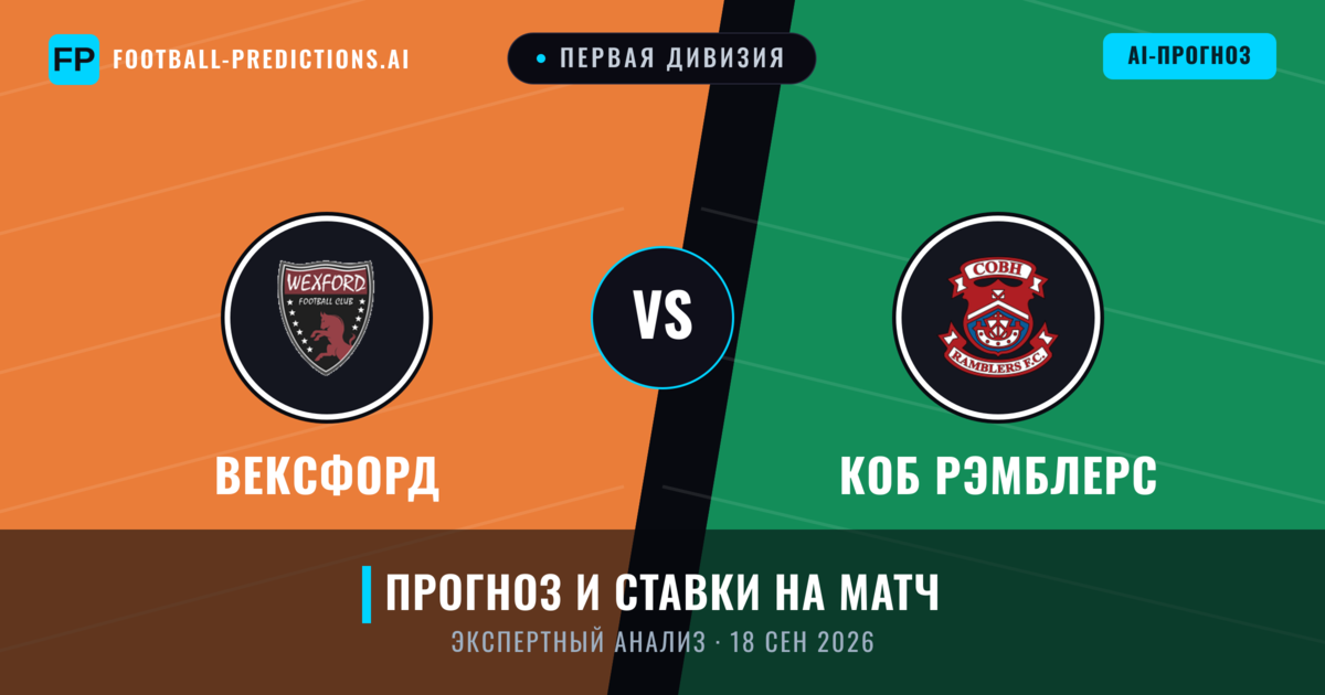 Вексфорд – Коб Рэмблерс — прогноз и превью матча