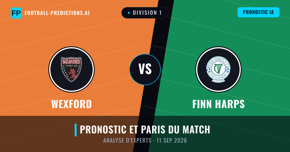 Wexford vs Finn Harps — pronostic et avant-match