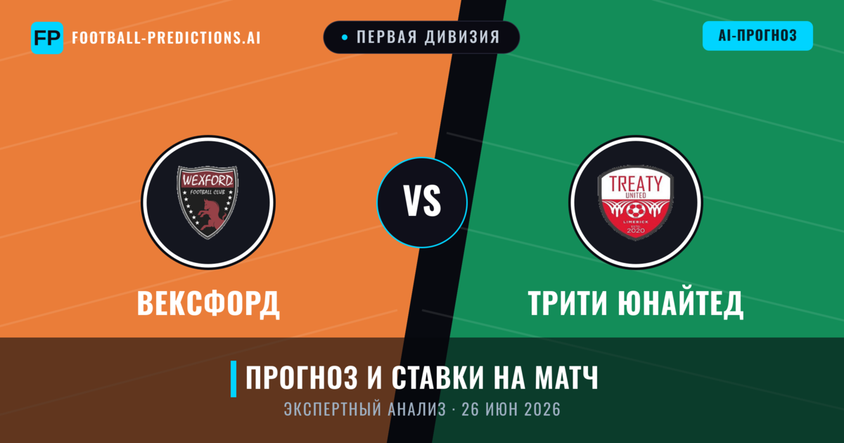 Вексфорд – Трити Юнайтед — прогноз и превью матча