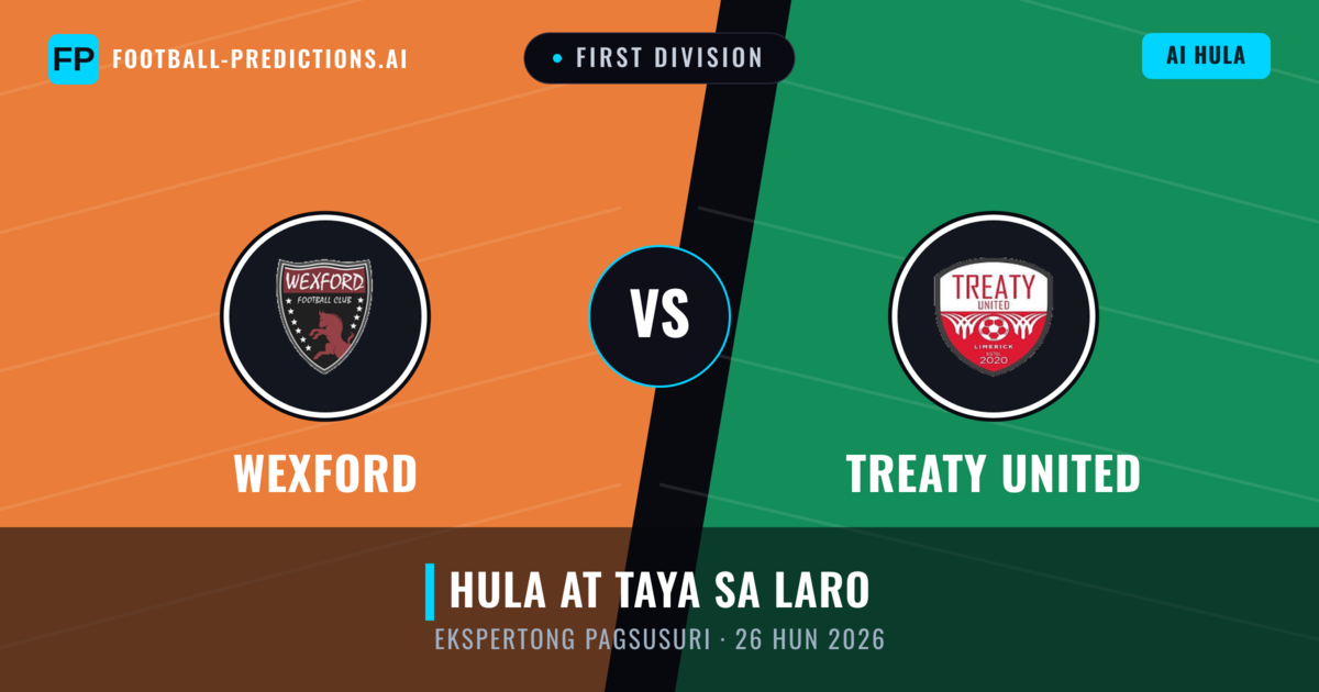 Wexford vs Treaty United — hula at preview ng laban