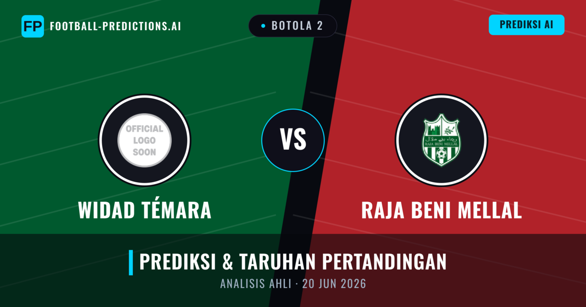Widad Témara vs Raja Beni Mellal — prediksi dan pratinjau pertandingan