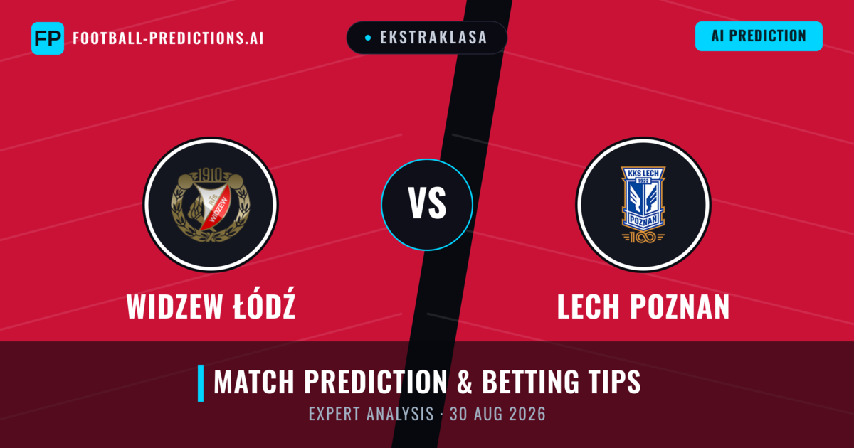 Widzew Łódź vs Lech Poznan — match prediction & preview