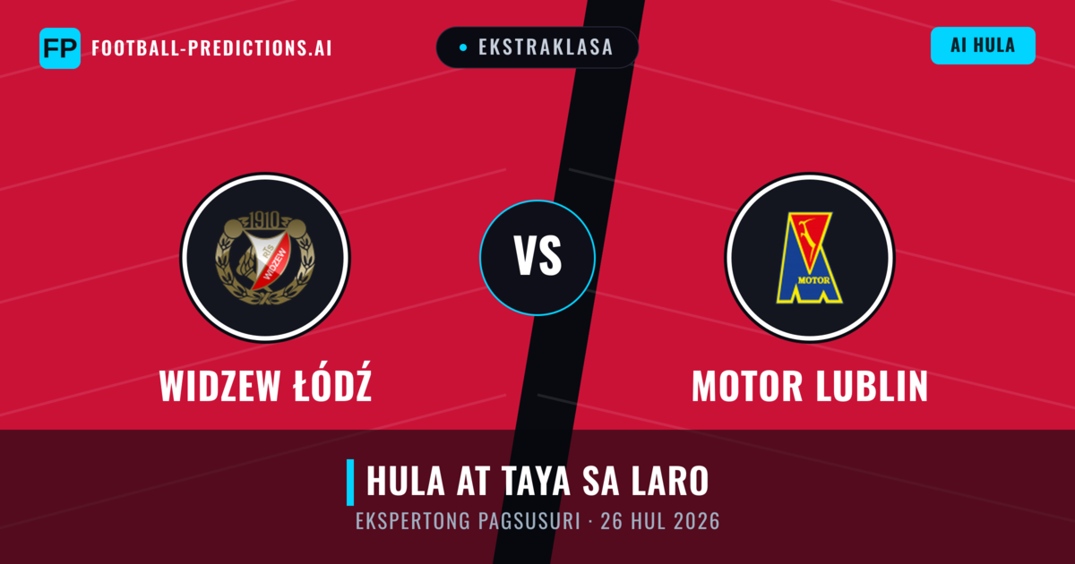 Widzew Łódź vs Motor Lublin — hula at preview ng laban