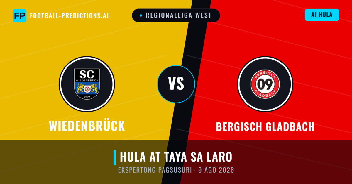 Wiedenbrück vs Bergisch Gladbach — hula at preview ng laban