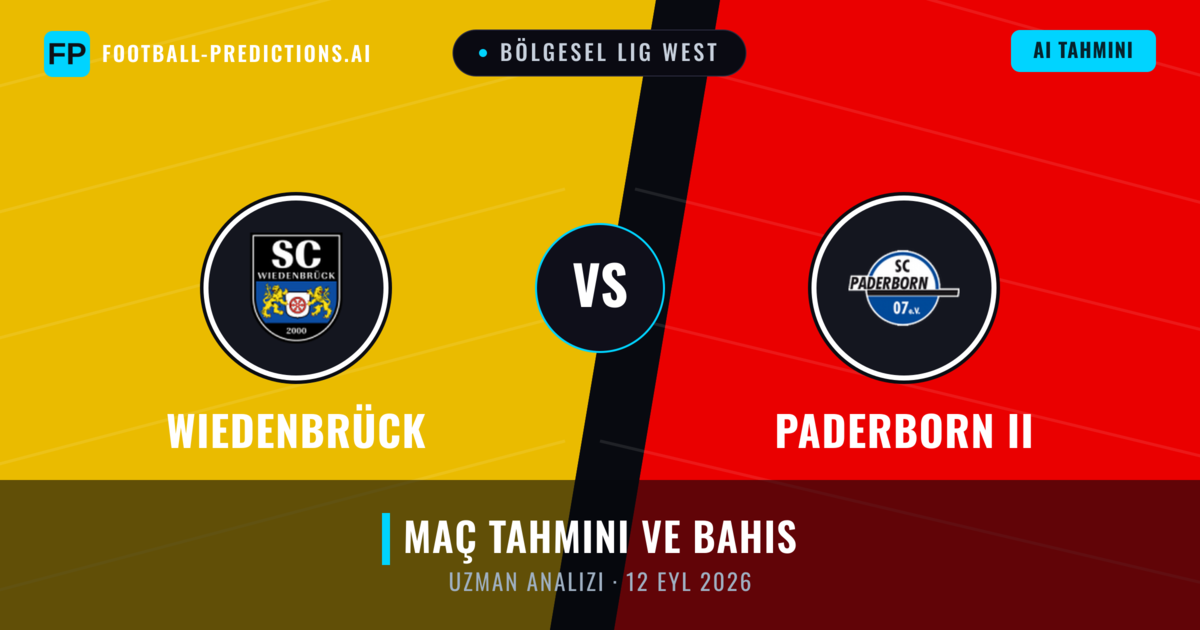 Wiedenbrück - Paderborn II — maç tahmini ve önizleme