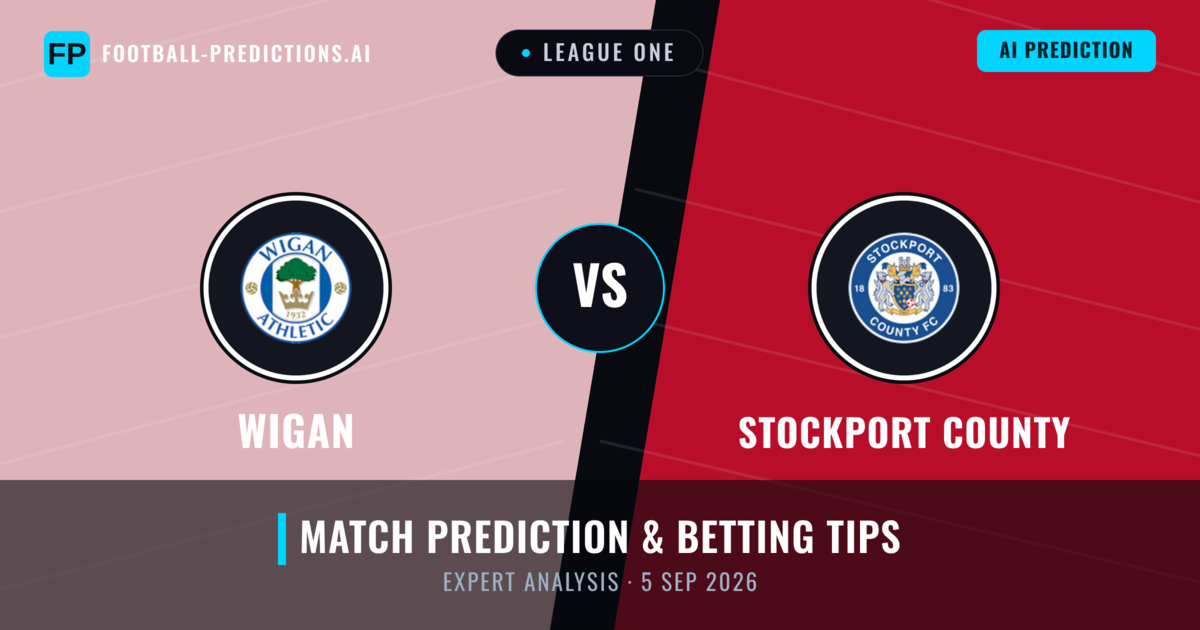 Wigan vs Stockport County — match prediction & preview