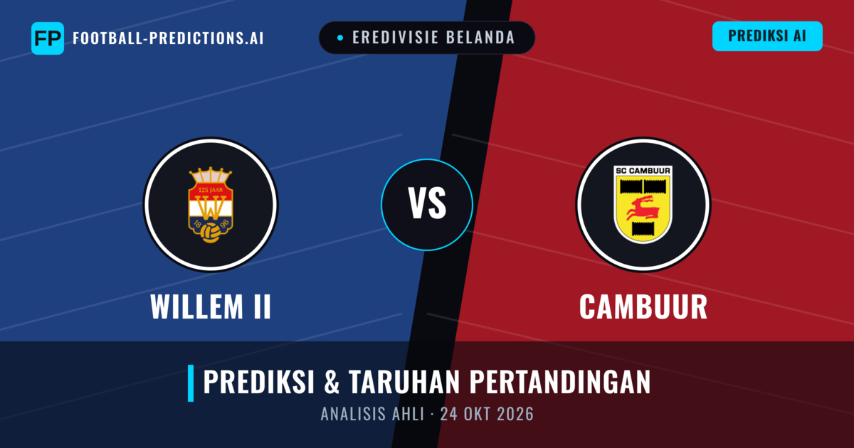 Willem II vs SC Cambuur — prediksi dan pratinjau pertandingan