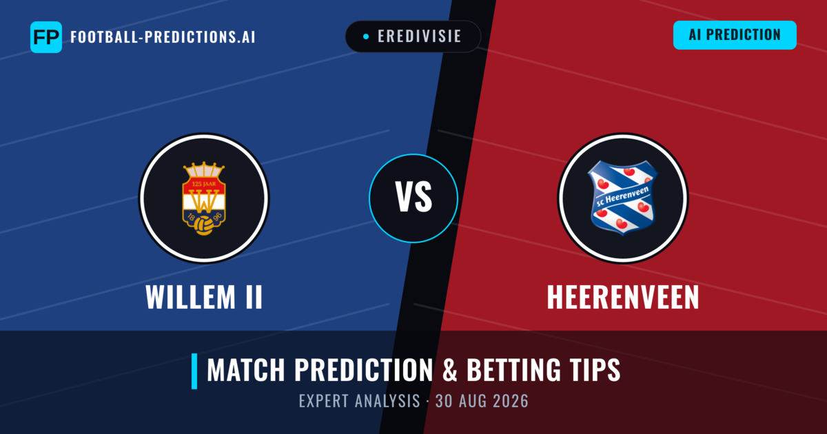 Willem II vs Heerenveen — match prediction & preview